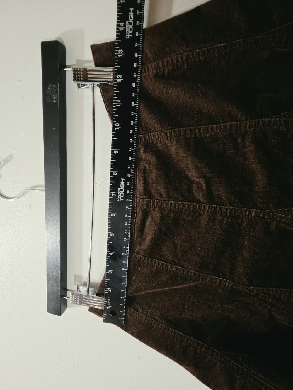 dELiA*s Choco Brown Corduroy Cotton Aline Mini Skirt Size S Whimsigoth 90s Y2k - Picture 6 of 6